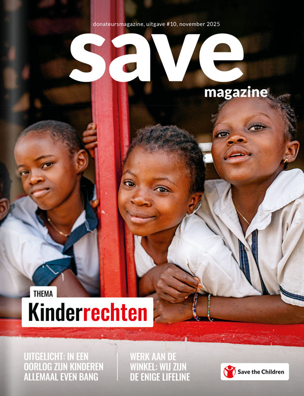 cover save magazine november 2025: Thema Kinderrechten