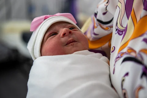 Baby Lana in Gaza
