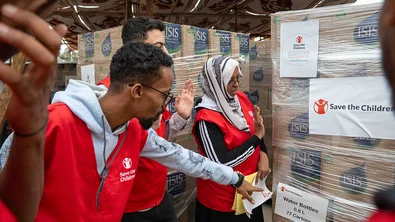 Hulp voor Gaza in Egypte