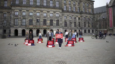 Actie op de Dam