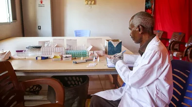 Gezondheidswerker in Soedan