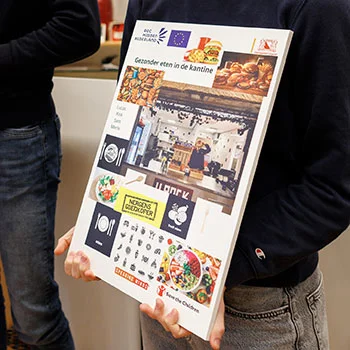 Poster van plan voor duurzaam voedsel