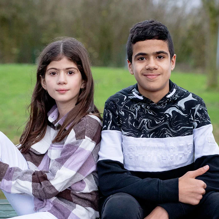Portret Lionel en Leonie