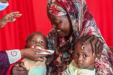 Safana en Samar krijgen hulp bij ondervoeding