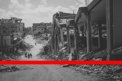 De rode lijn over vernietiging Gaza