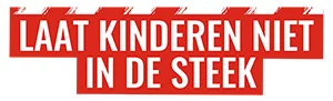 laat kinderen niet in de steek